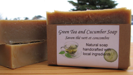 Green Tea and Cucumber Soap